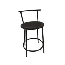 Banqueta para cozinha americana - bar - balcão - com encosto cor preta Banqueta para cozinha americana - bar - balcão - com encosto cor preta