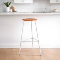 Banqueta para Cozinha com Base de Aço Cumbuca