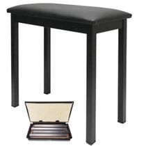 Banqueta para Piano com Compartimento BP-20C Preto SATY Banqueta para Piano com Compartimento BP-20C Preto SATY