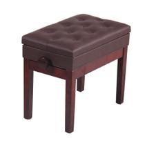 Banqueta Para Piano Com Porta Livros Marrom Banqueta Para Piano Com Porta Livros Marrom