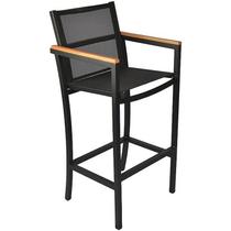 Banqueta Perpétua em Tela sling e Alumínio