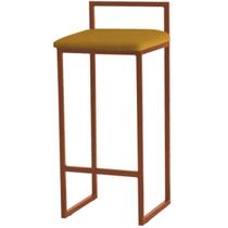 Banqueta Pietra Base Bronze - 82cm X 37cm