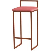 Banqueta Pietra Base Bronze - 82cm X 37cm