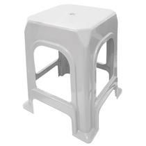 Banqueta plast. branca arcos caixaplast