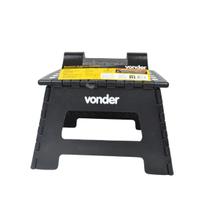 Banqueta plast dobr 220mm preta vonder
