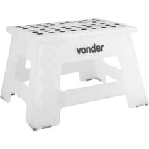 Banqueta Plástica Dobrável Com Alça Vonder Altura 220mm