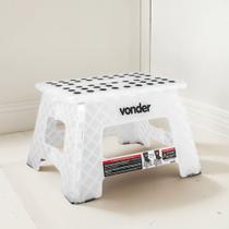 Banqueta Plástica Dobrável Transparente 220mm Vonder