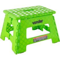 Banqueta Plástica Dobrável Verde 220mm Vonder