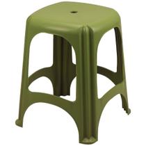 Banqueta plastica monobloco niteroi verde