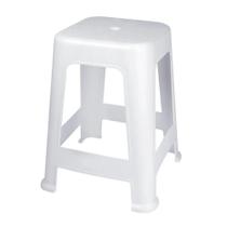 Banqueta Plástica Mor Branco