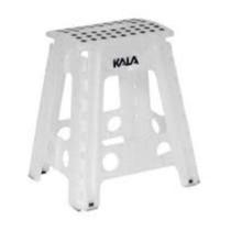 Banqueta Plástica Multiuso Dobrável 45cm 150 kg Kala