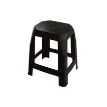 Banqueta Plástica Preta Adulto 31x25x47cm 0327 Uninjet
