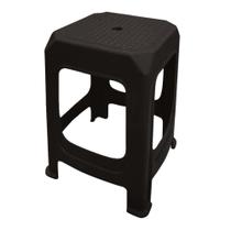 Banqueta Porto Plástico Total Green - Preta - 5025 - Xplast