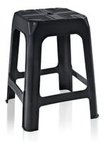 Banqueta Preta Adulto 45 Cm Plástica Arqplast Banqueta Preta Adulto 45 Cm Plástica Arqplast