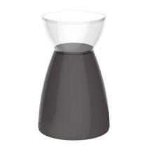 Banqueta Rad Crystal Cinza/Mushroom Banqueta Rad Crystal Cinza/Mushroom