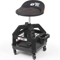 Banqueta Rolling Shop FreekyFit DO02 com altura ajustável 330 kg Banqueta Rolling Shop FreekyFit DO02 com altura ajustável 330 kg