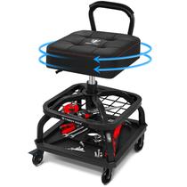 Banqueta Rolling Shop FREKYROCK, altura ajustável, capacidade de 150 kg