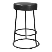 Banqueta Roma 70cm material sintético - Salaone Banqueta Roma 70cm material sintético - Salaone