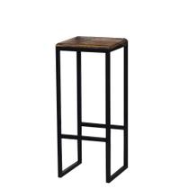 Banqueta Rustico Industrial Imbuia