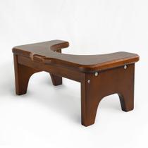 Banqueta sanitária agachada CONSDAN USA Grown Solid Oak 17x23x18cm Banqueta sanitária agachada CONSDAN USA Grown Solid Oak 17x23x18cm