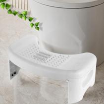 Banqueta sanitária Demiwise dobrável antiderrapante branca Banqueta sanitária Demiwise dobrável antiderrapante branca