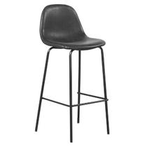 Banqueta Tania Pu - Preto Vintage