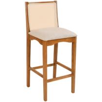 Banqueta Toscana Madeira Maciça Encosto Tela Sling Banqueta Toscana Madeira Maciça Encosto Tela Sling