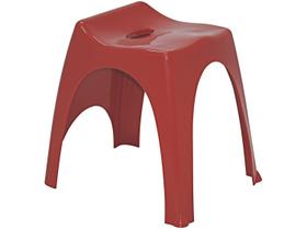 Banqueta Tramontina Enseada Basic em Polipropileno Vermelho
