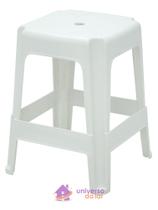 Banqueta Tramontina Icaraí Basic em Polipropileno Branco