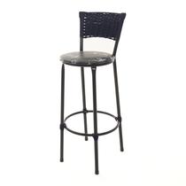 Banqueta Tricô Náutico AZUL ESCURO Alta Bancada Balcão Cozinha Area de Lazer Banqueta Tricô Náutico AZUL ESCURO Alta Bancada Balcão Cozinha Area de Lazer