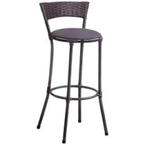 Banquetas De Ferro Com Assento Estofado Forts Fama - Tabaco Banquetas De Ferro Com Assento Estofado Forts Fama - Tabaco