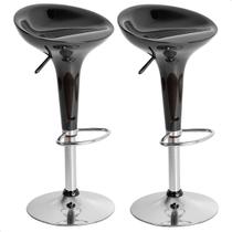 Banquetas Para Cozinha Giratória Alta Tulipa Lotus Assento Abs Kit 02 Un prime.office P010