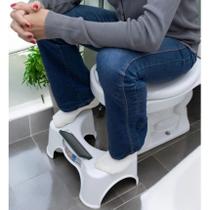 Banquinho Apoio de Pés Para Vaso Sanitário Cócoras Branco Banquinho Apoio de Pés Para Vaso Sanitário Cócoras Branco