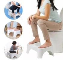 Banquinho Cocoras Escada Auxiliar Banco Ortopedico Repousa Pes Apoio Multiuso Vaso Sanitario Coco Antiderrapante Banquinho Cocoras Escada Auxiliar Banco Ortopedico Repousa Pes Apoio Multiuso Vaso Sanitario Coco Antiderrapante