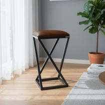 Banquinho De Aço E material sintético Banqueta Banquinho De Aço E material sintético Banqueta