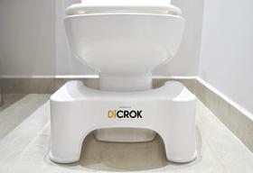 Banquinho de Cócoras Vaso Sanitário - Dicrok Apoio de pés