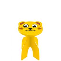 Banquinho de Madeira Animal Kids Tigre - Junges