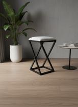 Banquinho Ferro banco sem encosto Banqueta Banco Quadrado