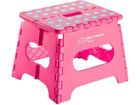 Banquinho Multiuso Dobrável Flop Rosa Multikids Baby - BB1010 Banquinho Multiuso Dobrável Flop Rosa Multikids Baby - BB1010
