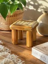 BANQUINHO Nº1 EM BAMBU