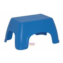 Banquinho Tramontina Catty Basic Em Polipropileno Azul