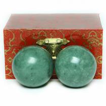 Baoding Balls BRABUD 1.57 Marble Green Chinese Health Baoding Balls BRABUD 1.57 Marble Green Chinese Health
