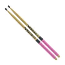 Baqueta 5B Comfort Grip Rosa Natural Ponta Nylon Spanking