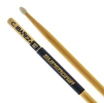 Baqueta C. Ibañez Premium SuperGrip 902NSG Ponta Nylon Padrão 7A/5A Punho de Material Emborrachado Baqueta C. Ibañez Premium SuperGrip 902NSG Ponta Nylon Padrão 7A/5A Punho de Material Emborrachado