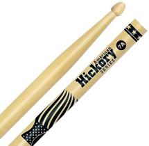 Baqueta Liverpool American Hickory Series 7A Clássica HY-7AM Ponta de Madeira