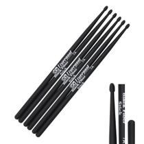 Baqueta Liverpool Black Fiber Series 3 Pares Ponta de Fibra