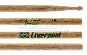 Baqueta Liverpool Eco Jataí Padrão 7A EJA-7AM com Ponta de Madeira Exotic Brazilian Hardwood