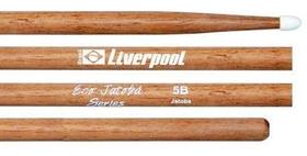 Baqueta Liverpool Eco Jatobá Padrão 5B EJ-5BN com Ponta de Nylon Exotic Brazilian Hardwood