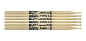 Baqueta Liverpool Hickory 5A Ponta Madeira Hy-5Am (3 Pares)