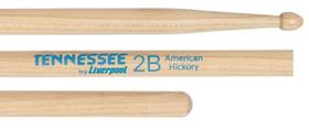 Baqueta Liverpool Tennessee American Wood Hickory (Padrão 2B) TNHY-2BM Ponta de Madeira